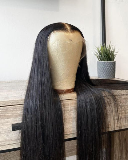👩‍🦳 Straight Hair Wig – 26 inch, 13x6 Frontal, 100% Human Hair