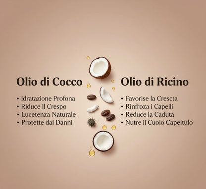 Oil growth hair - riccino e cocco