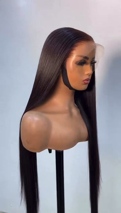 👩‍🦳 Straight Hair Wig – 26 inch, 13x6 Frontal, 100% Human Hair